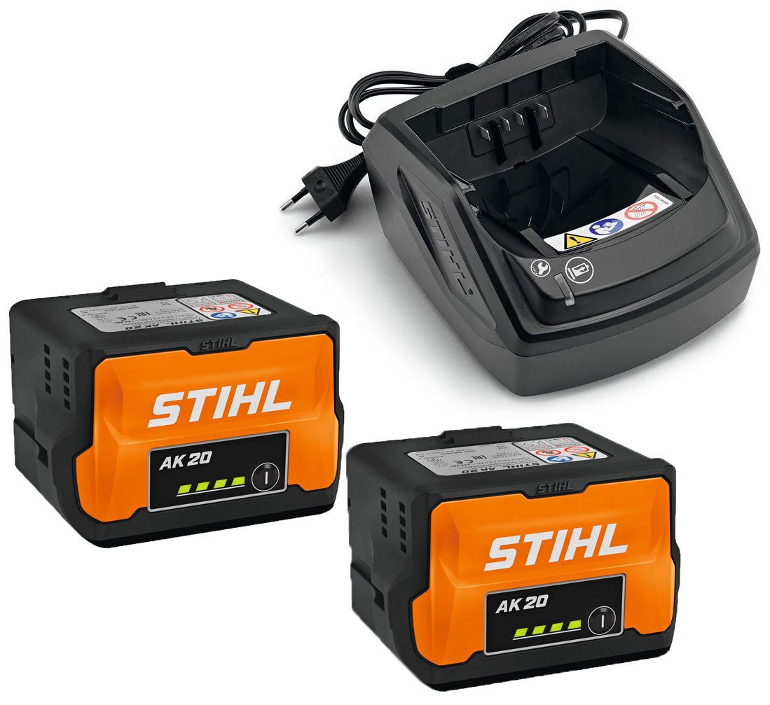 STIHL Induló készlet: 2 db AK 20 akkumulátor és AL 101 töltő termék fő termékképe
